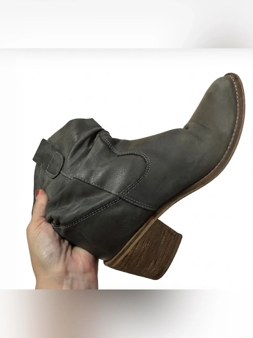 Apology Charcoal Western Ankle Boots – Women’s Size 6